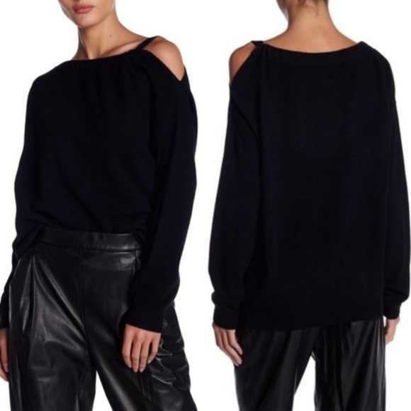Vince Asymmetrical Cold Shoulder Cashmere - Picture 6 of 7
